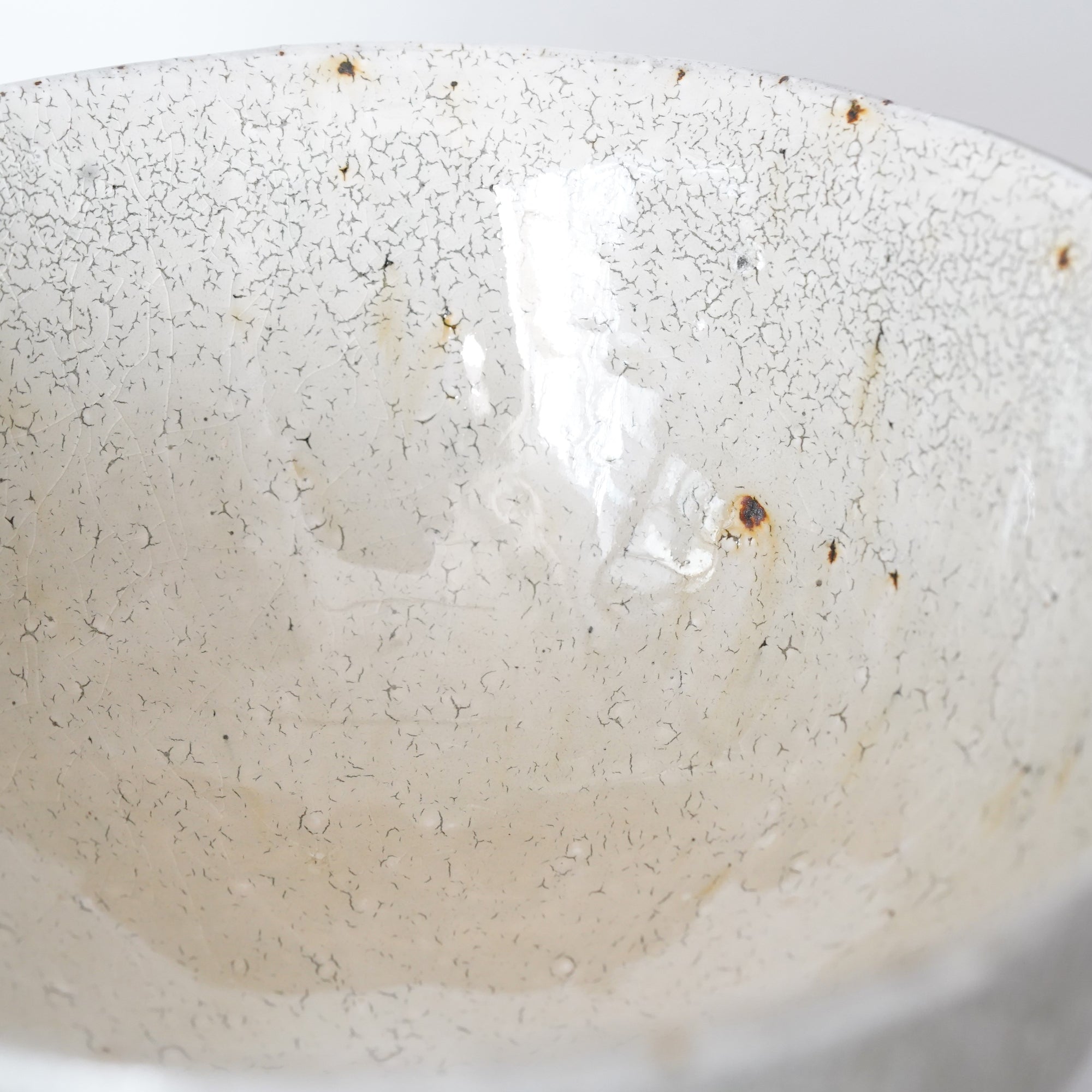 【Tomohiro Suzuki】Glass glazed big bowl