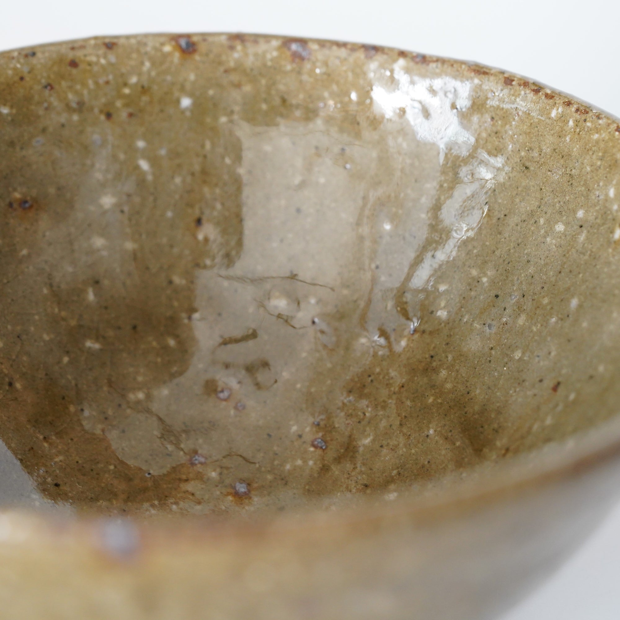 【Tomohiro Suzuki】Glass glazed big bowl