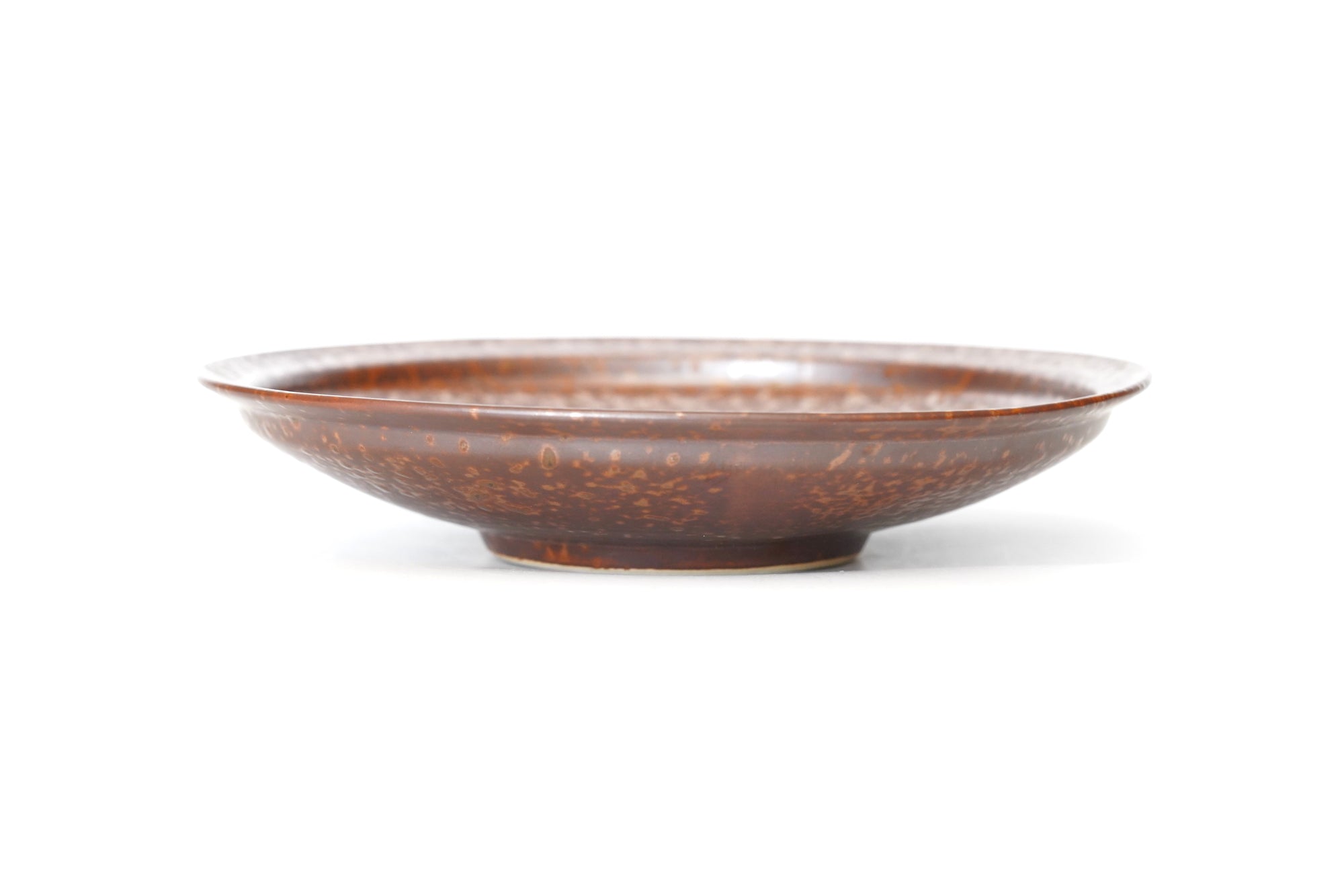 5-inch plate with ink-filled treasures and flowers and birds pattern