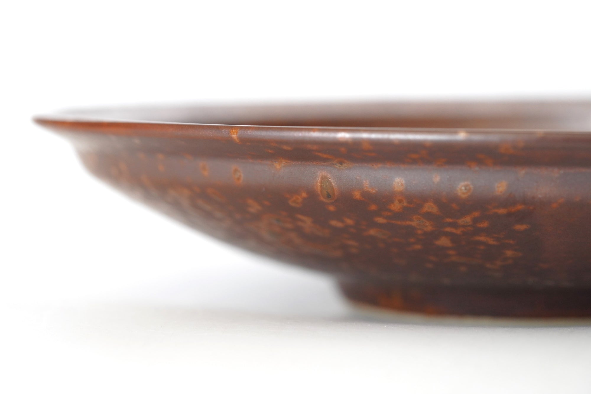 5-inch plate with ink-filled treasures and flowers and birds pattern