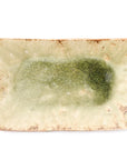 Shigaraki ash glaze long square plate