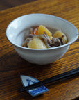 【荒賀文成】粉引馬たらい向付
