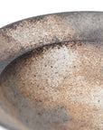 【Eiichi Shibuya】地ノ器 edged bowl small verdigris blue
