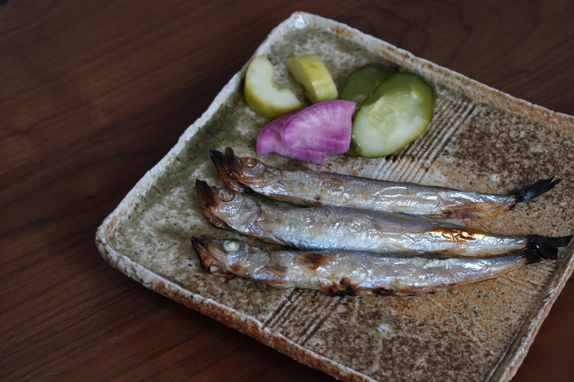 【Hiroyumi Suzuki】Shigaraki shell shaped small plate