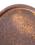 【Taeko Kajihara】Kouchi edged round plate Black