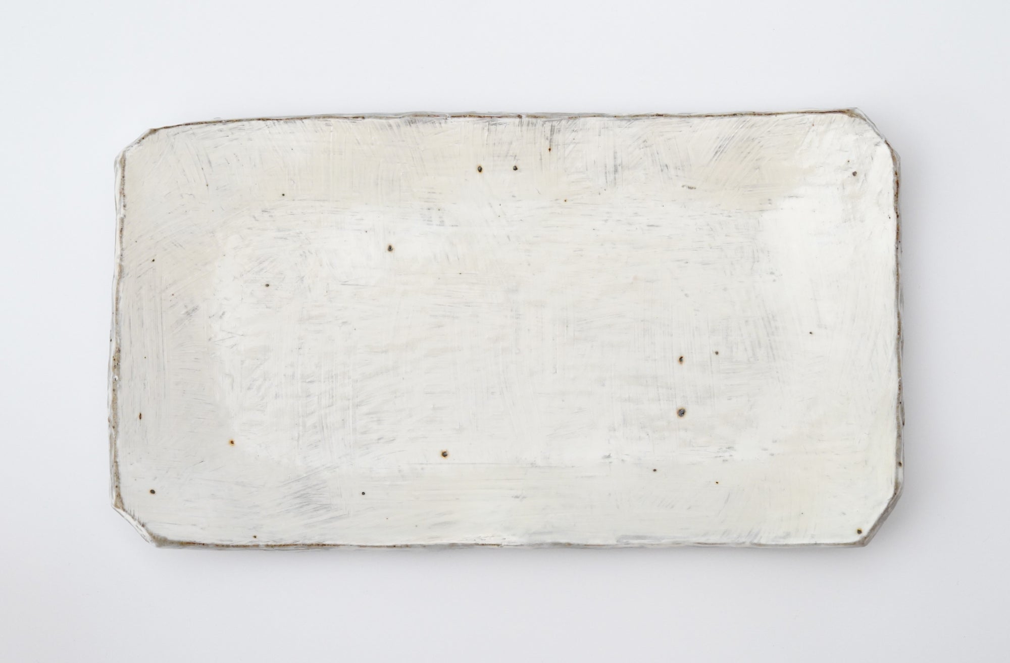 【Tomohiro Suzuki】Glass glazed squared plate