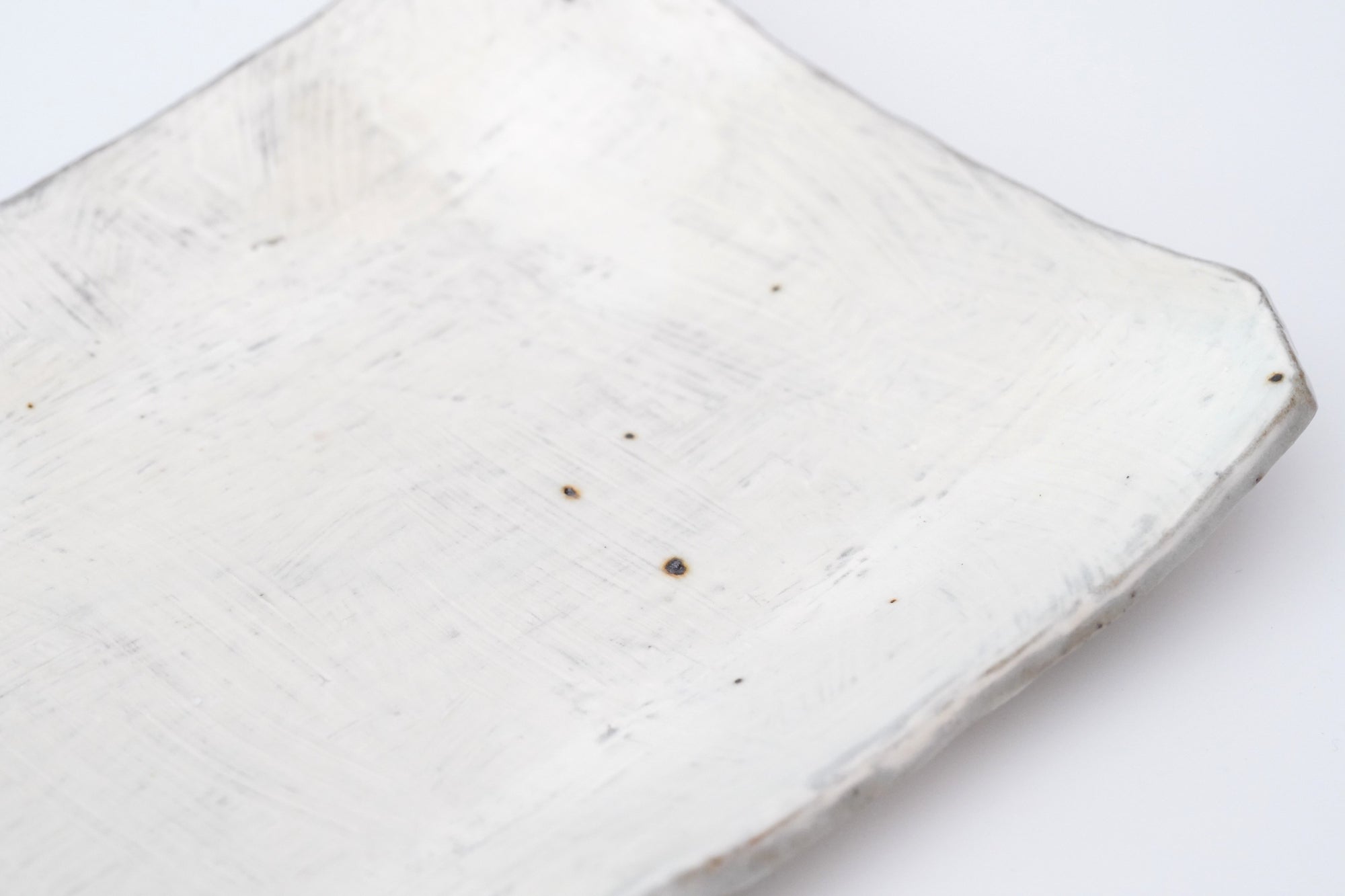 【Tomohiro Suzuki】Glass glazed squared plate