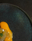 【Etsuji Noguchi】green-blue flat plate