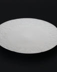 【文祥窯】白磁草花型打5.5寸皿