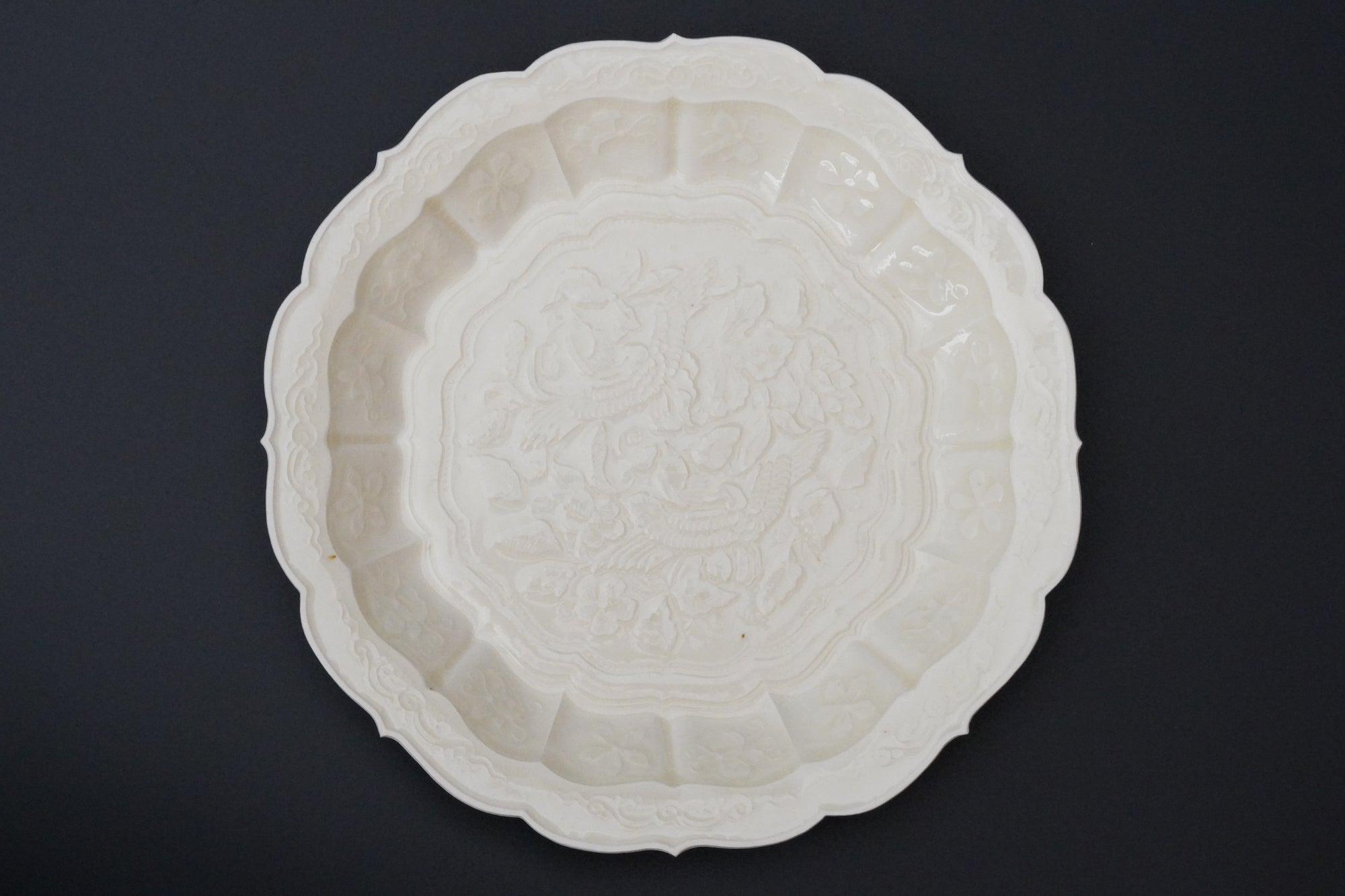 【原田乔】冬瓜印花鸟岭花板