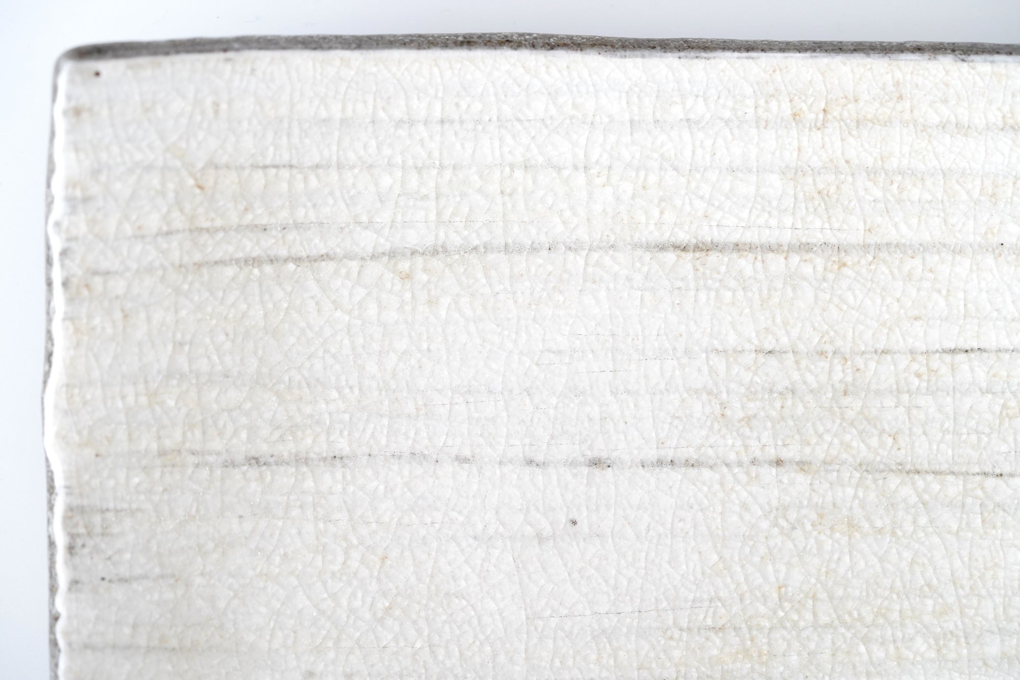 【Hideki Yamamoto】Glass glazed Shinogi Rectangle small plate