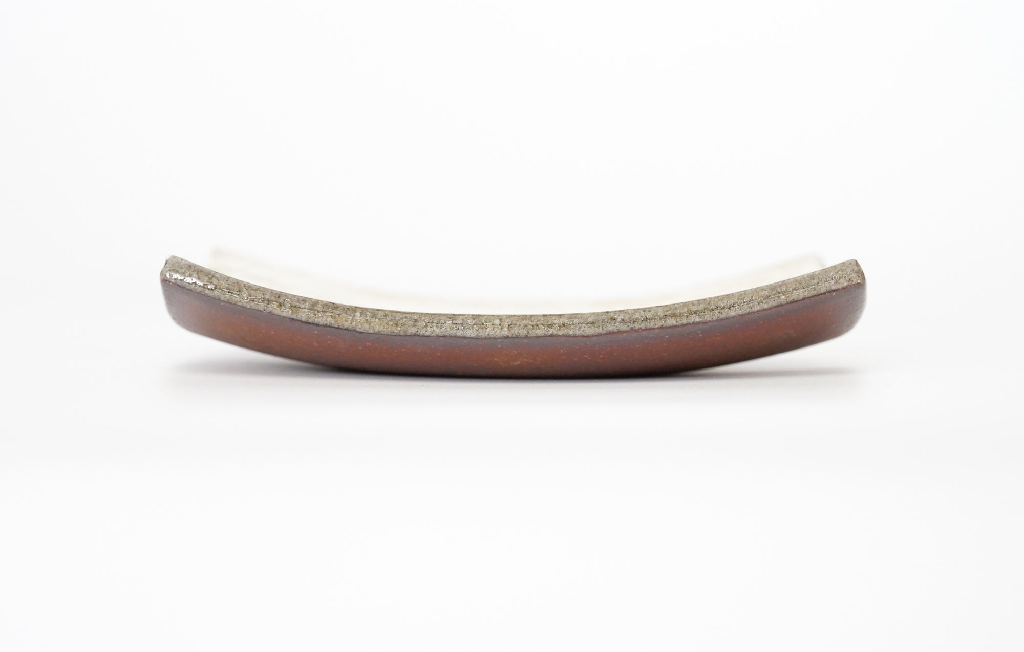 【Hideki Yamamoto】Glass glazed Shinogi Rectangle small plate