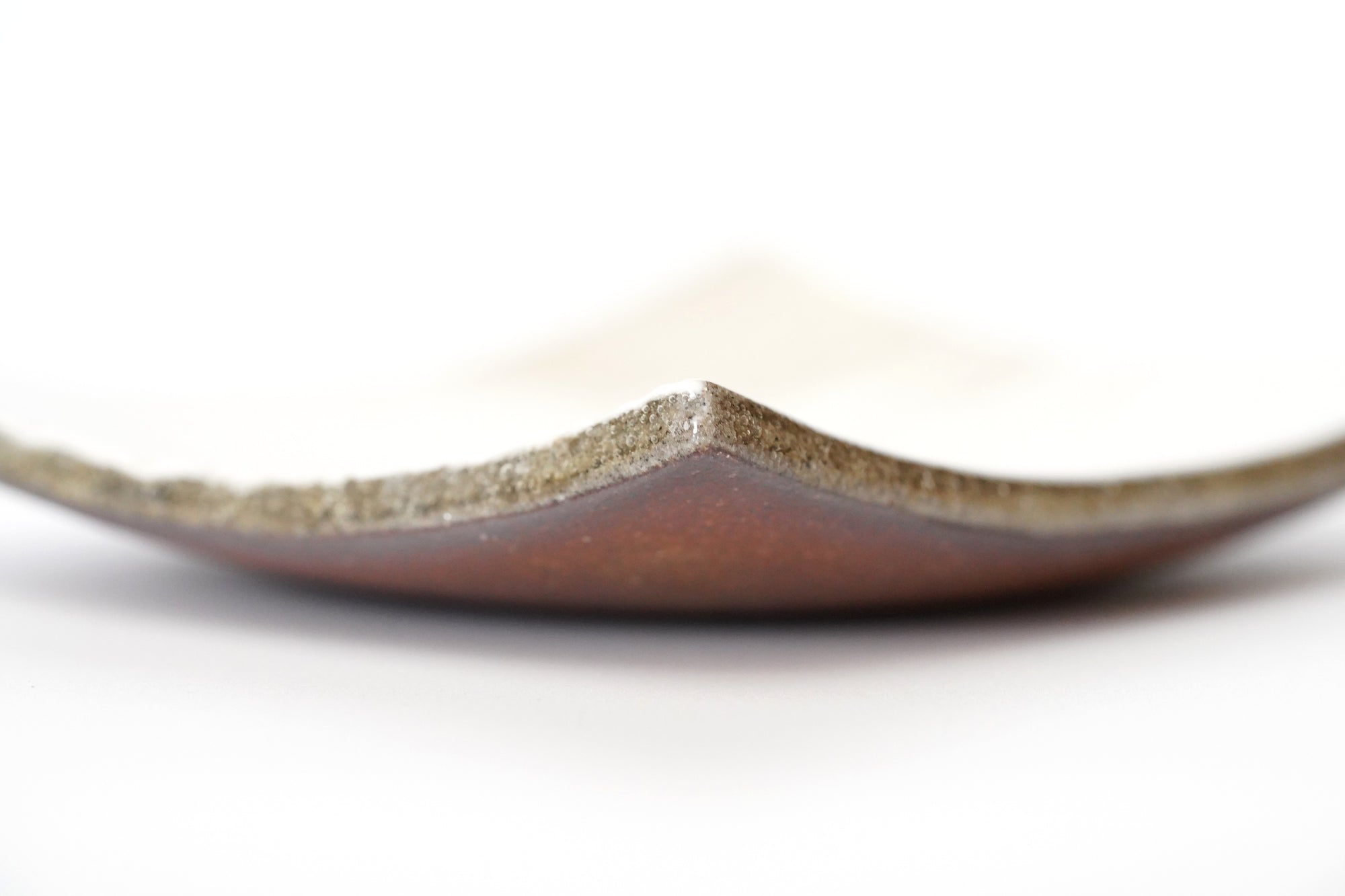 【Hideki Yamamoto】Glass glazed Shinogi Rectangle small plate