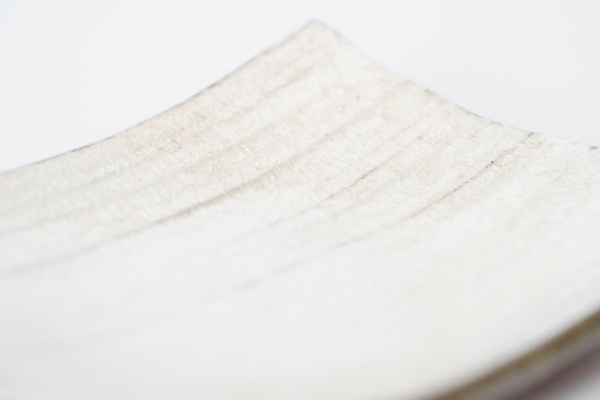 【Hideki Yamamoto】Glass glazed Shinogi Rectangle small plate