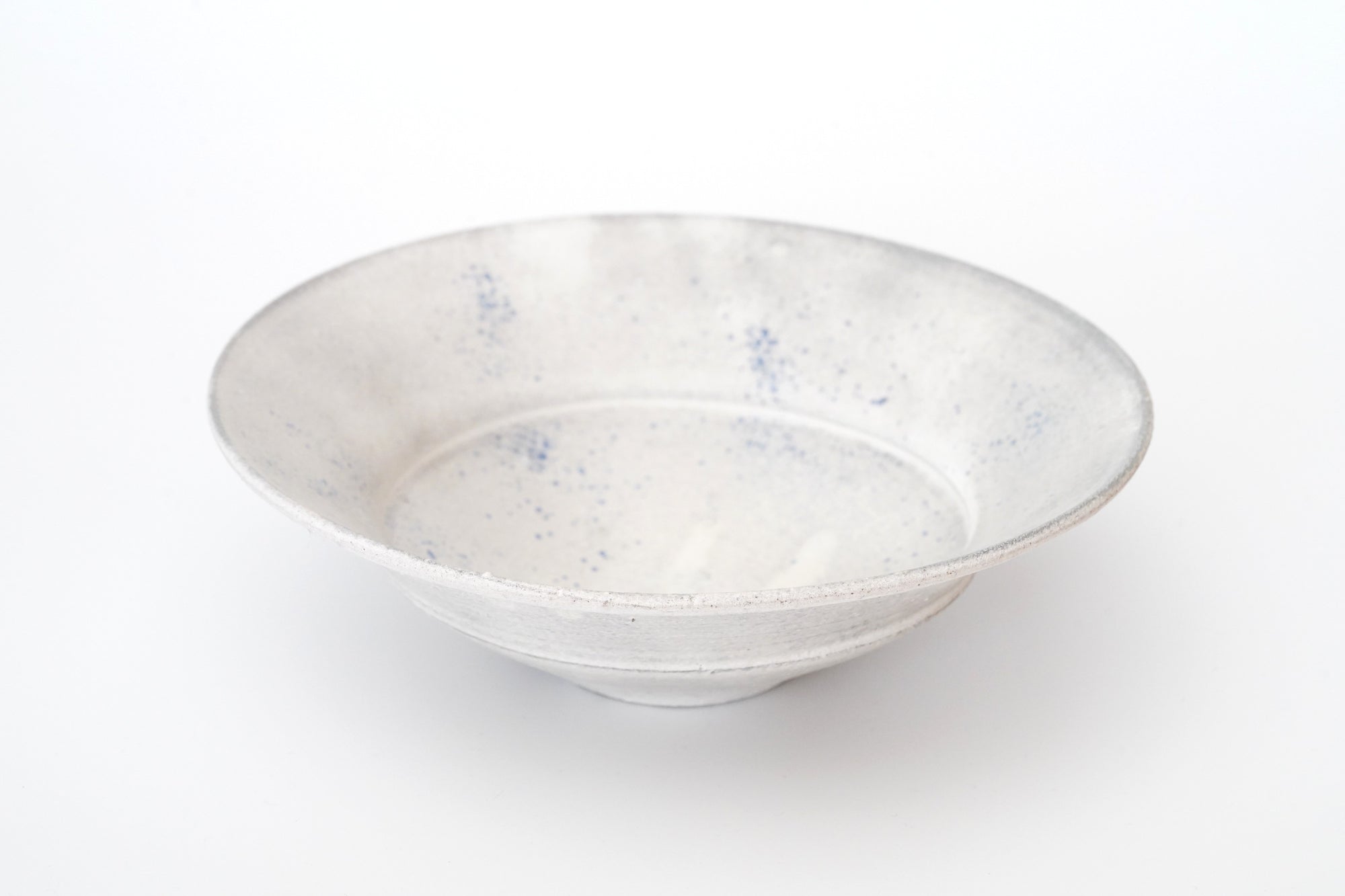 【Etsuji Noguchi】white glazed 6sun flat bowl