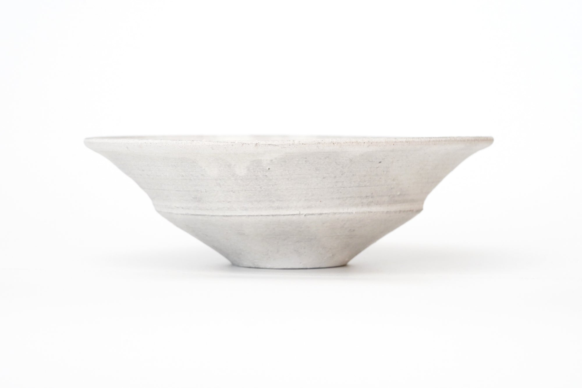 【Etsuji Noguchi】white glazed 6sun flat bowl