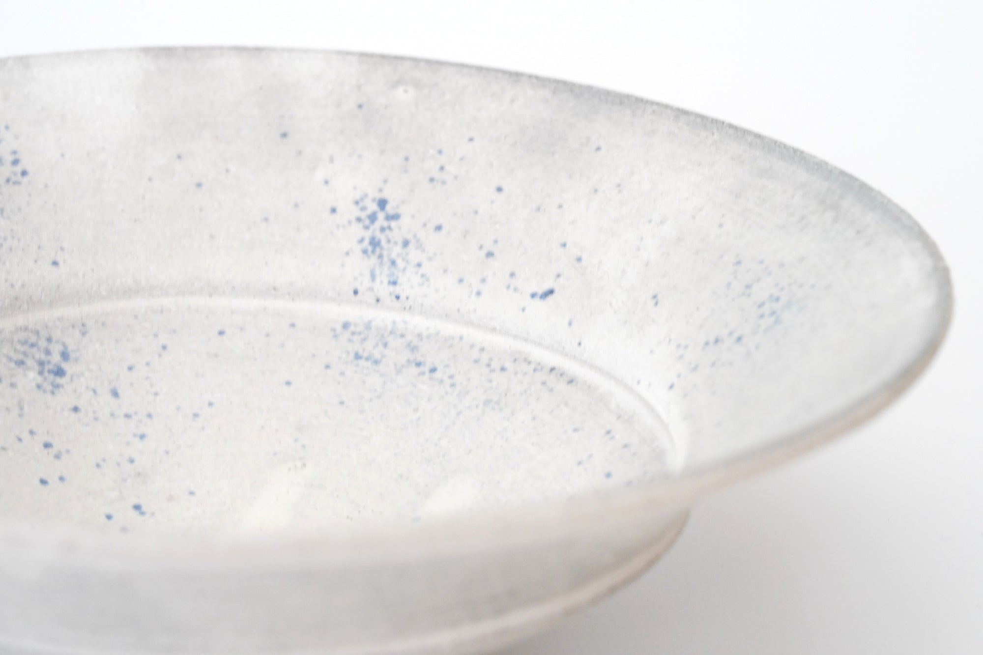 【Etsuji Noguchi】white glazed 6sun flat bowl
