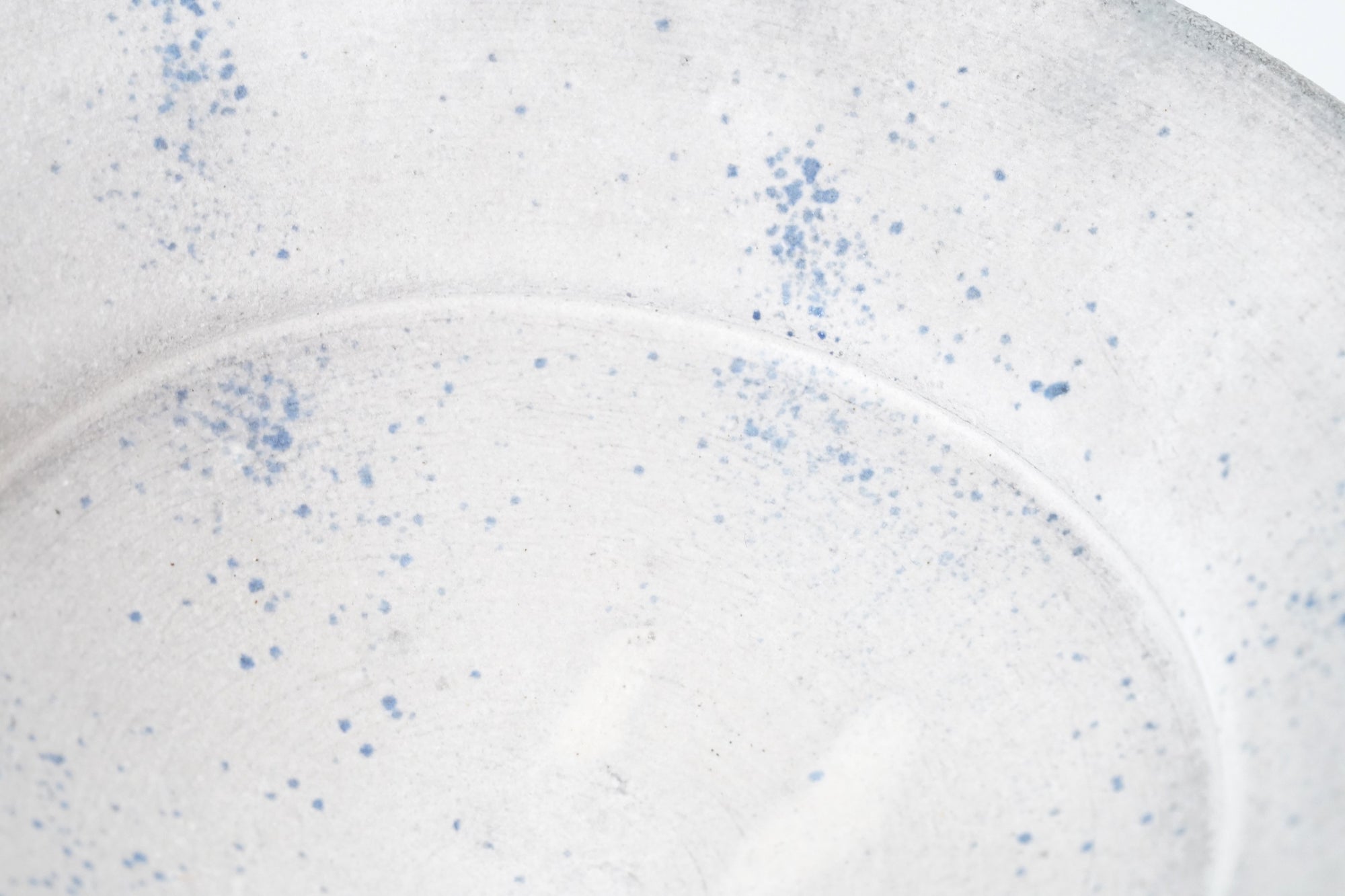 【Etsuji Noguchi】white glazed 6sun flat bowl