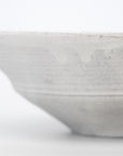 【Etsuji Noguchi】white glazed 6sun flat bowl