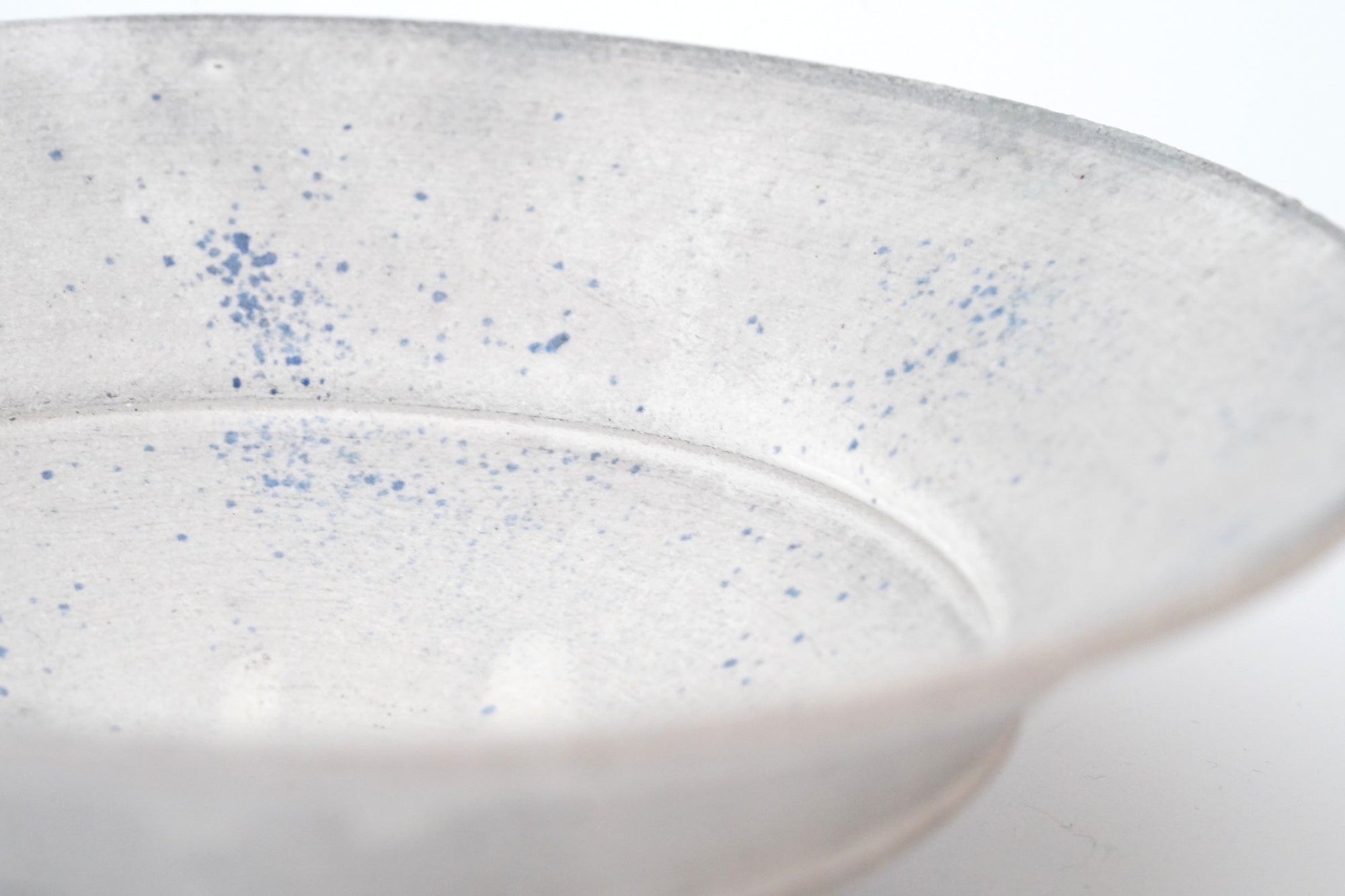【Etsuji Noguchi】white glazed 6sun flat bowl