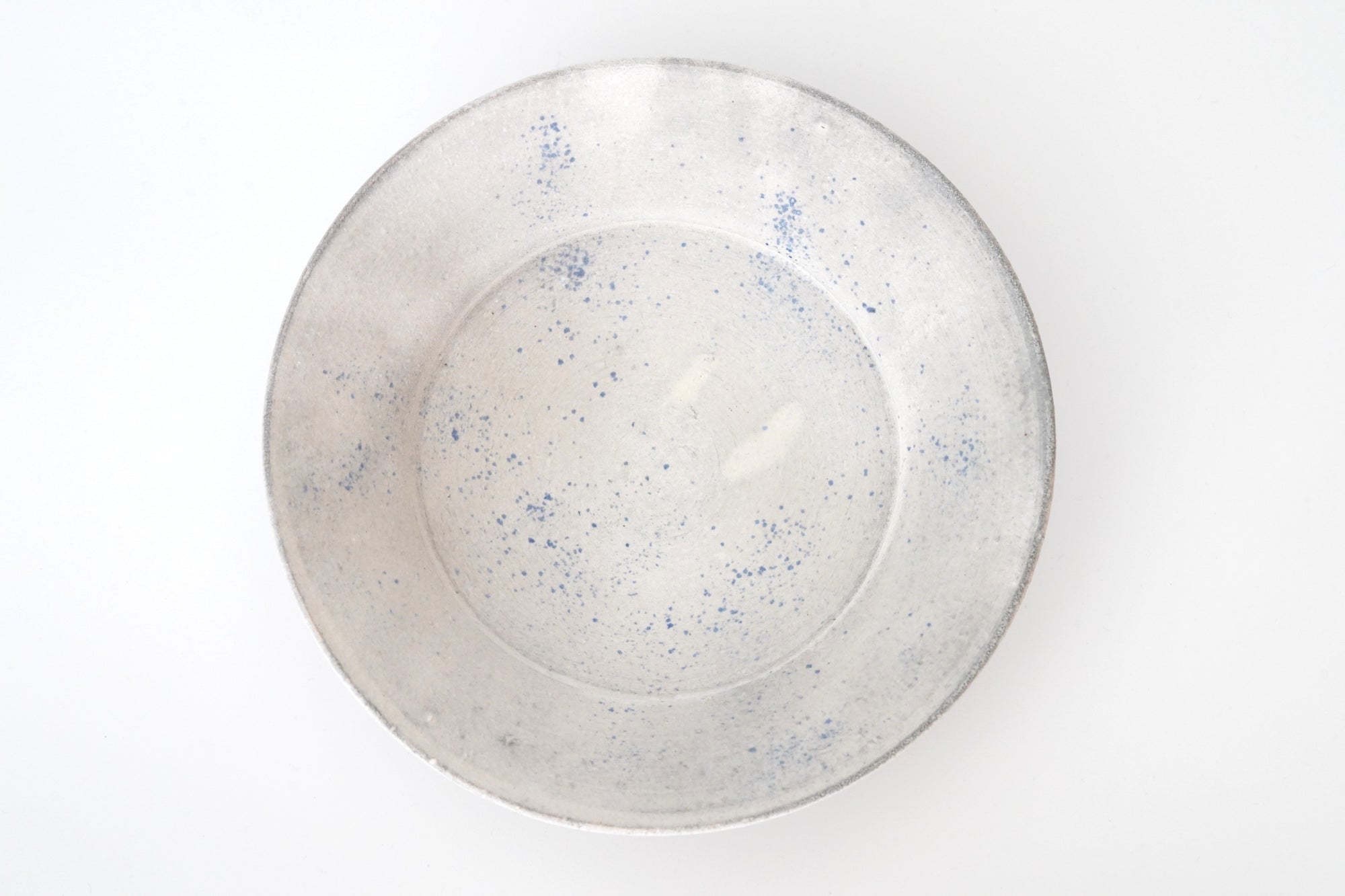 【Etsuji Noguchi】white glazed 6sun flat bowl