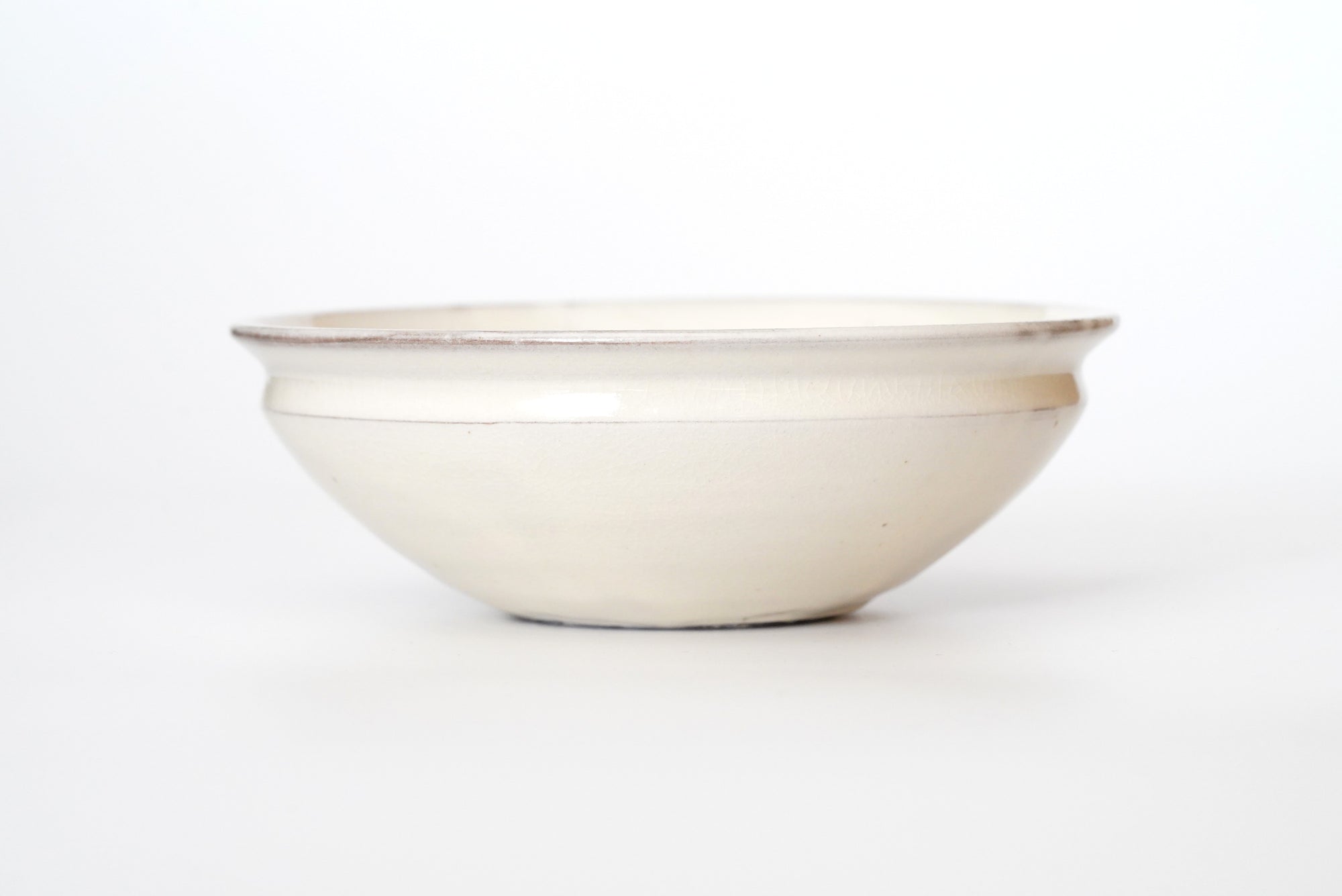 【Fuminari Araga】Kohiki 5sun Badarai big flat bowl