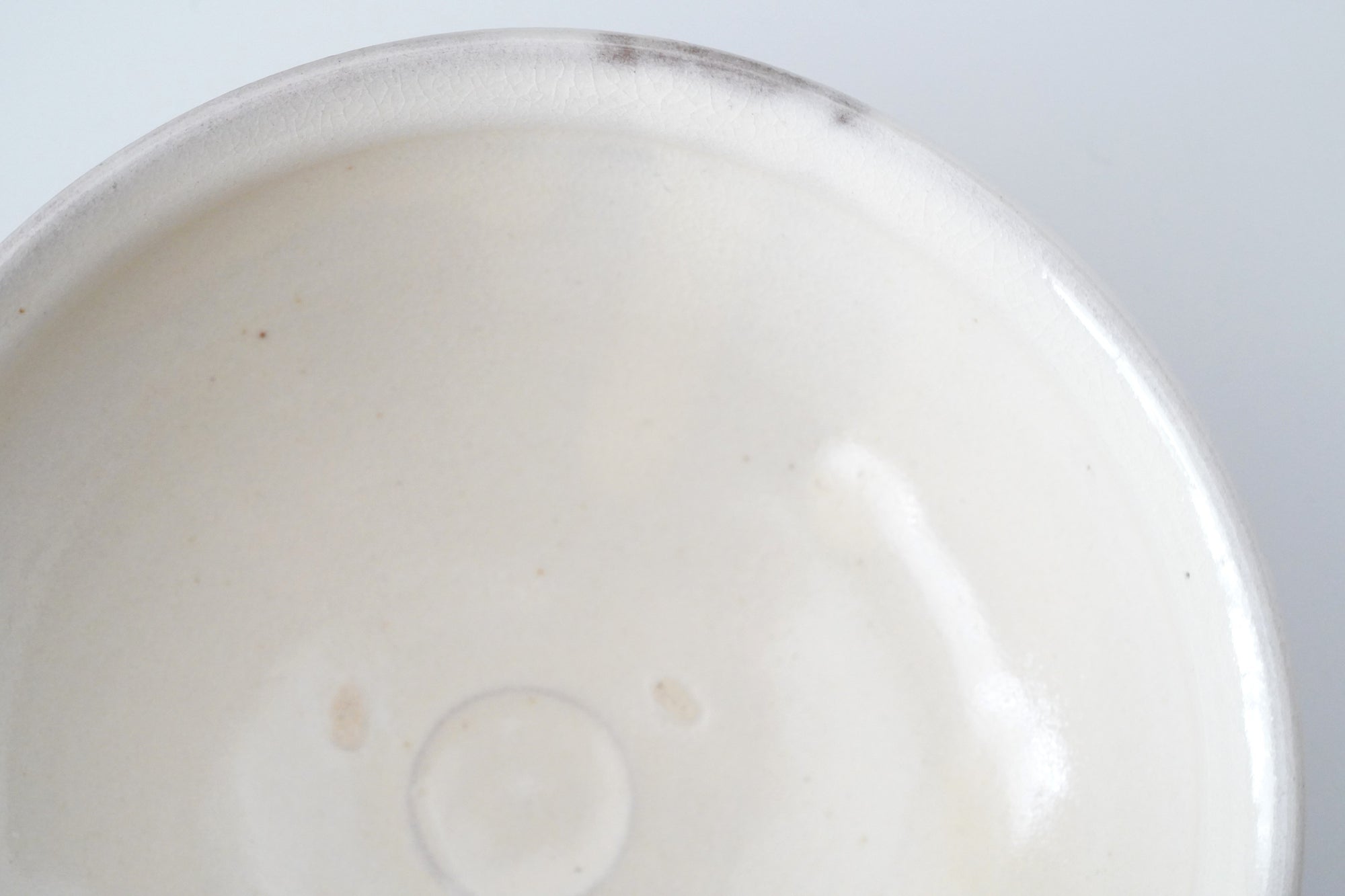 【Fuminari Araga】Kohiki 5sun Badarai big flat bowl