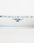 5-inch plate with ink-filled treasures and flowers and birds pattern