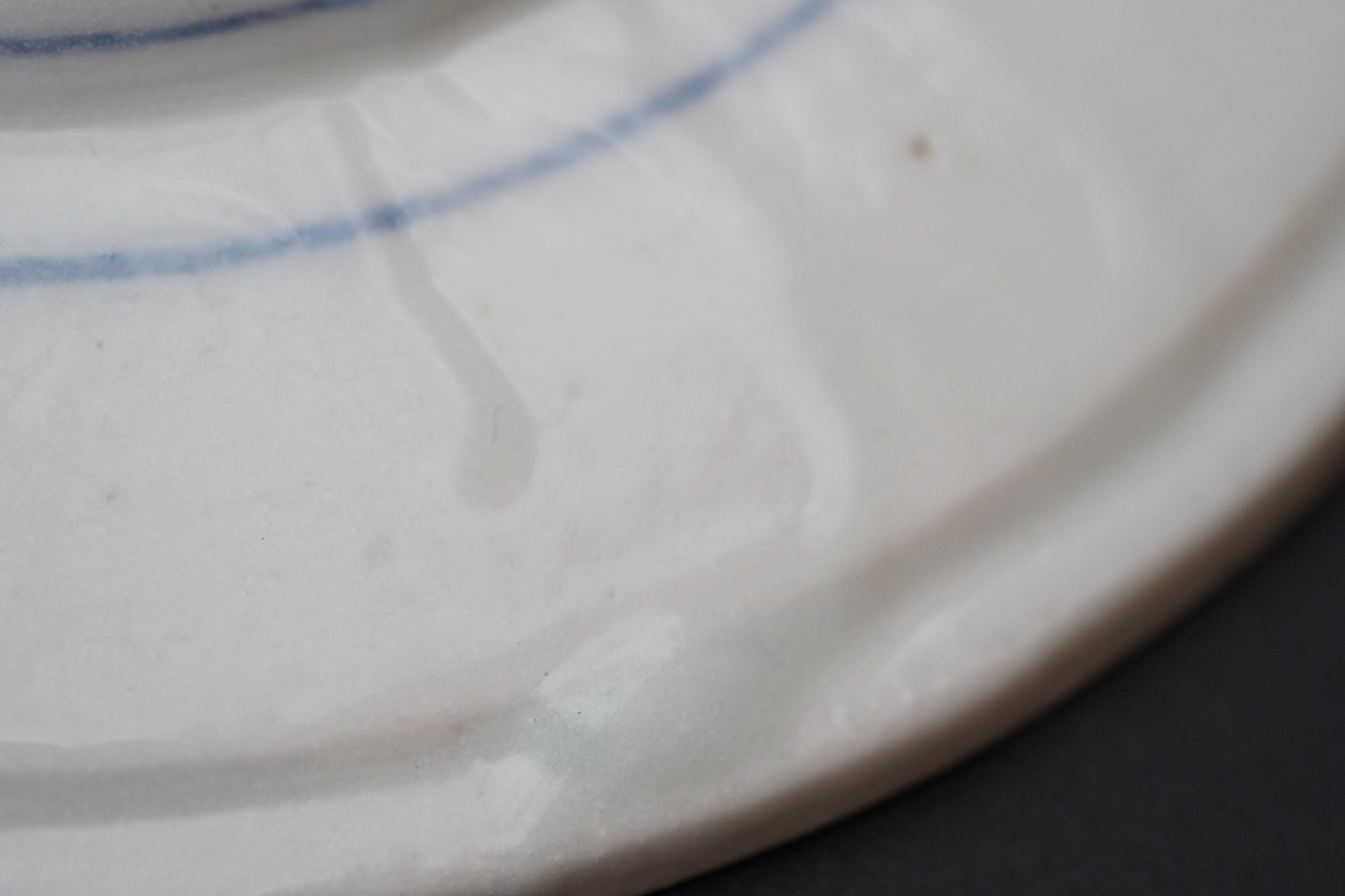 【文书画】白瓷5寸花缘盘