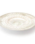 【Hideki Yamamoto】Glass glazed Mishima-de hexagonal plate