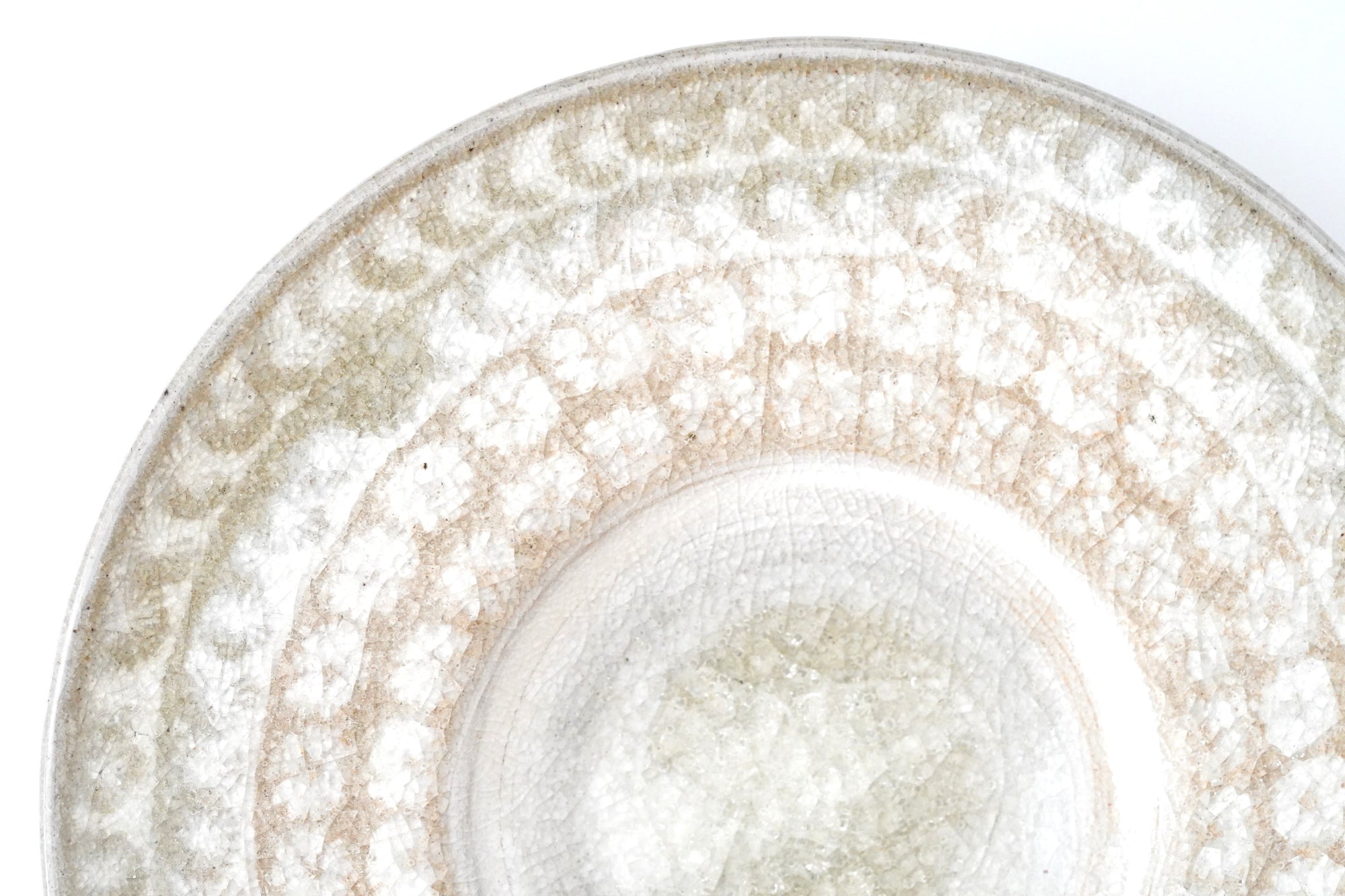【Hideki Yamamoto】Glass glazed Mishima-de hexagonal plate