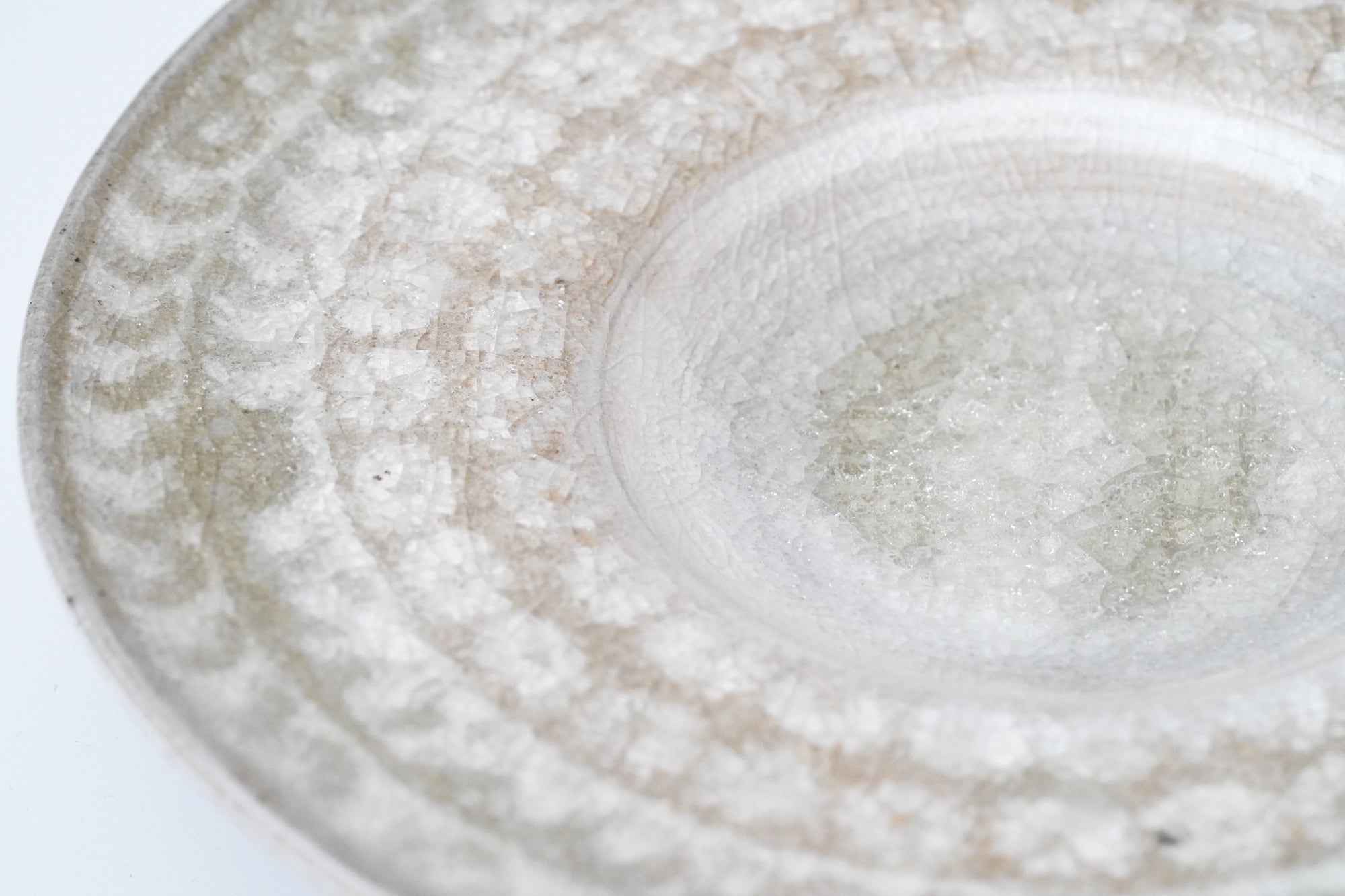 【Hideki Yamamoto】Glass glazed Mishima-de hexagonal plate