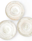 【Hideki Yamamoto】Glass glazed Mishima-de hexagonal plate