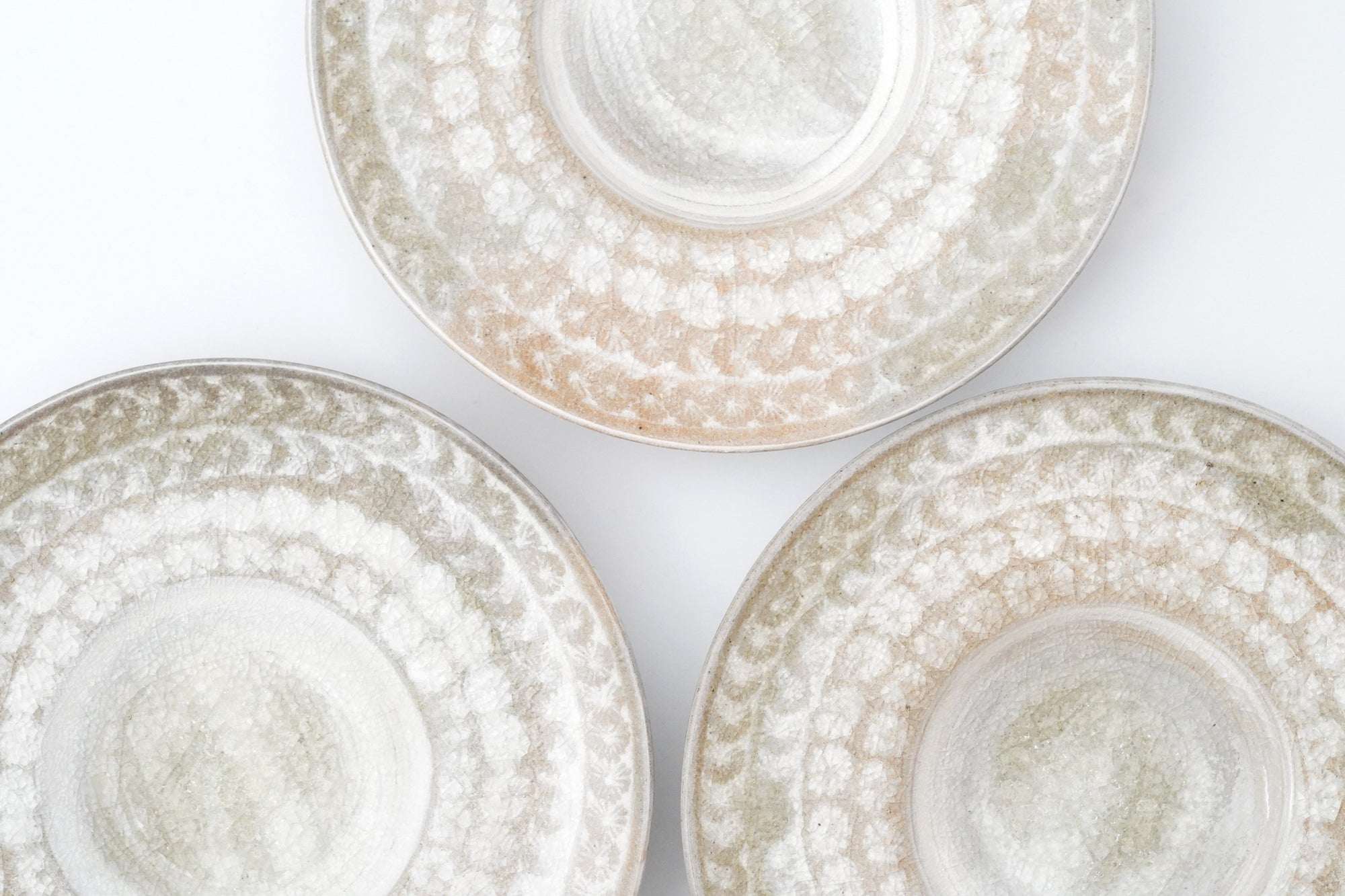 【Hideki Yamamoto】Glass glazed Mishima-de hexagonal plate