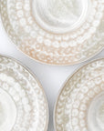 【Hideki Yamamoto】Glass glazed Mishima-de hexagonal plate