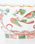 墨弹宝字花鸟文五寸盘