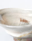 【Hideki Yamamoto】Glass glazed morning glory shaped bowl Small