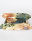 【Manabu Atarashi】ash glazed rectangle plate