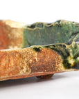 【Manabu Atarashi】ash glazed rectangle plate