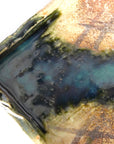 【Manabu Atarashi】ash glazed rectangle plate