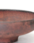 【Eiichi Shibuya】地ノ器 edged bowl small verdigris blue