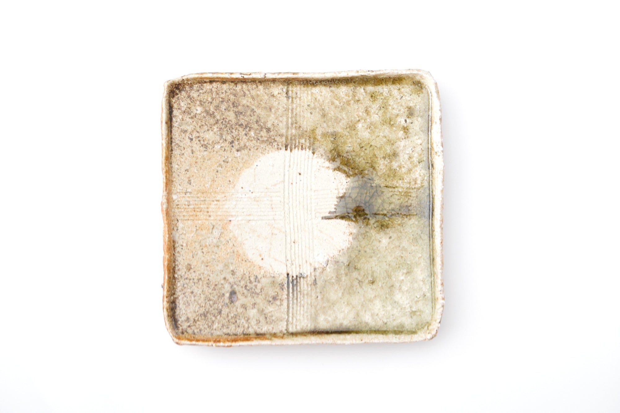 【Hiroyumi Suzuki】Shigaraki shell shaped small plate