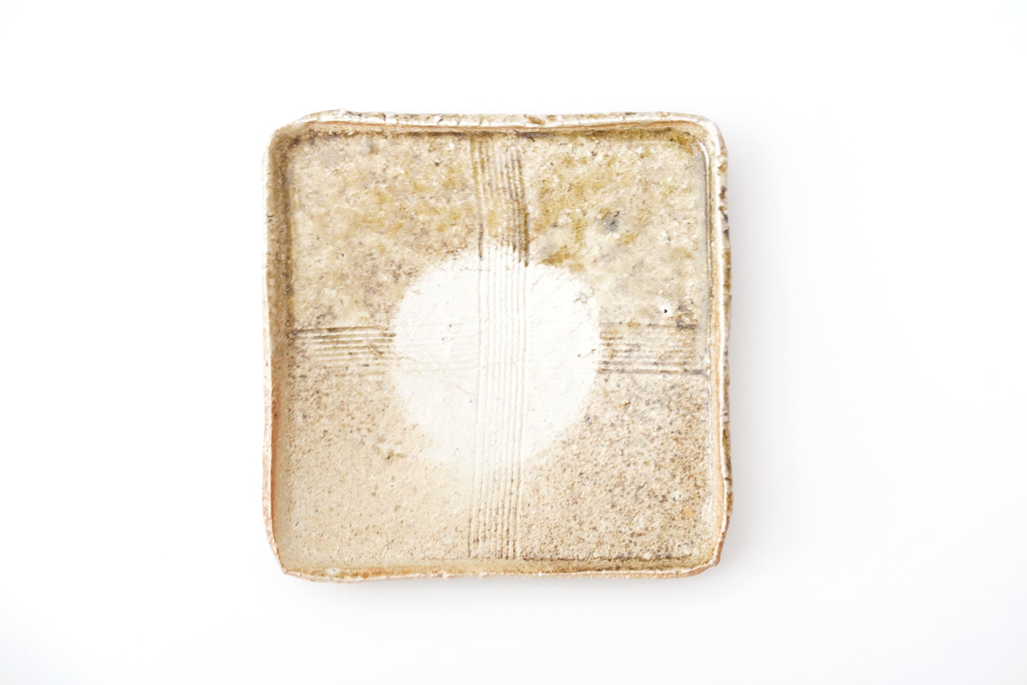 【Hiroyumi Suzuki】Shigaraki shell shaped small plate