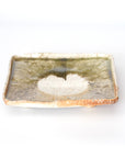【Hiroyumi Suzuki】Shigaraki shell shaped small plate