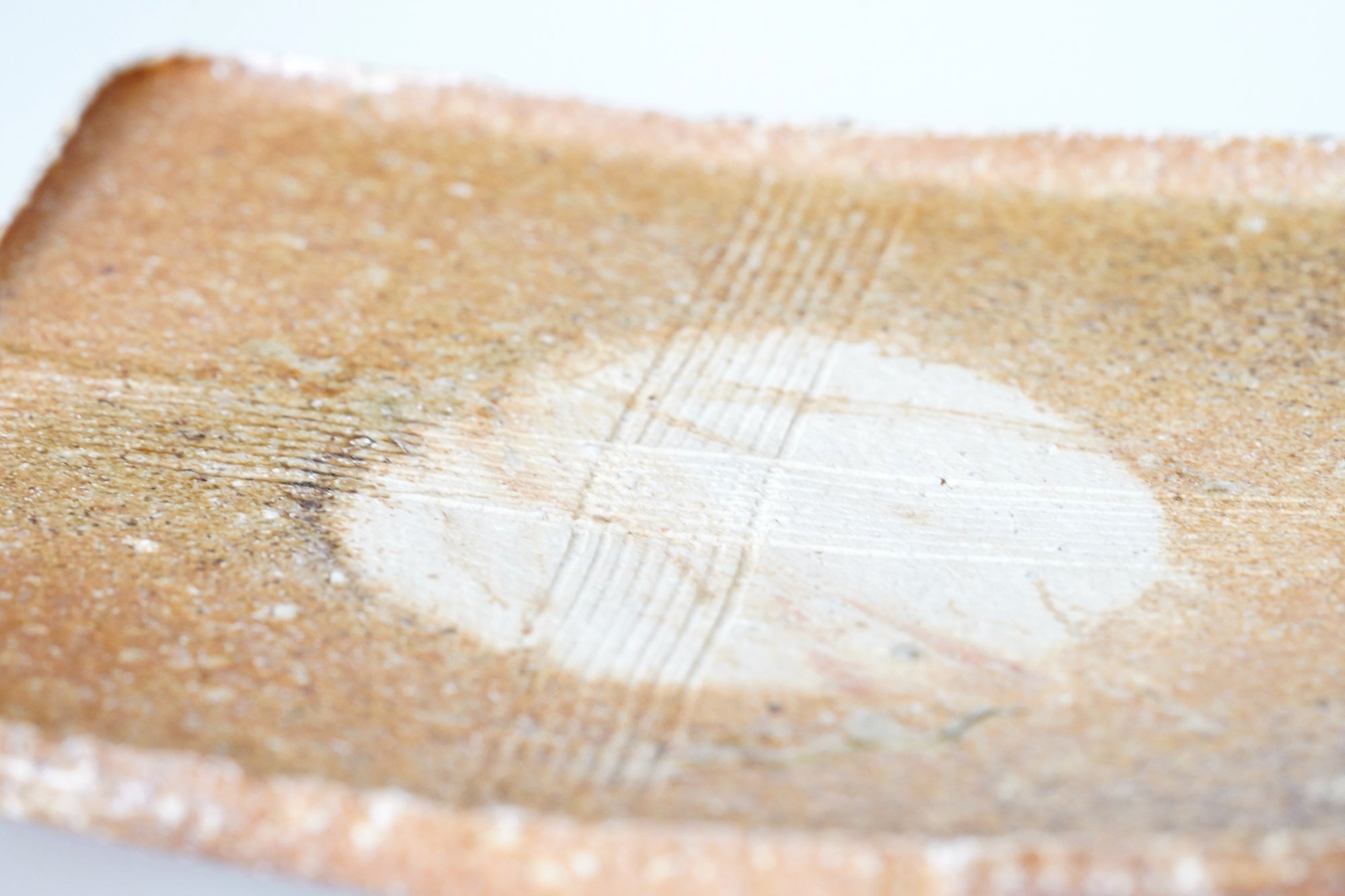 【Hiroyumi Suzuki】Shigaraki shell shaped small plate
