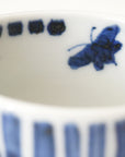 【北野敏一】花散らし棒縞文猪口