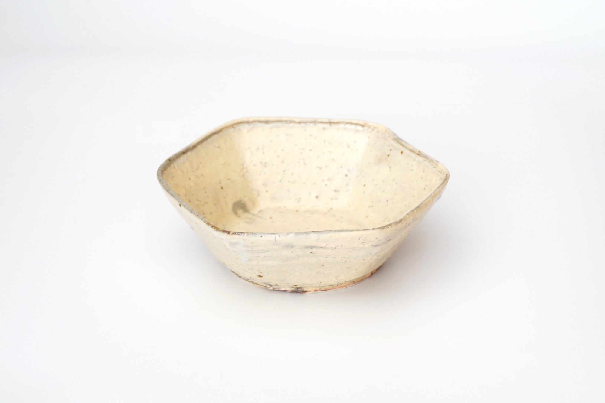 【Kazuhiko Kudo】Green Kohiki octagonal small bowl