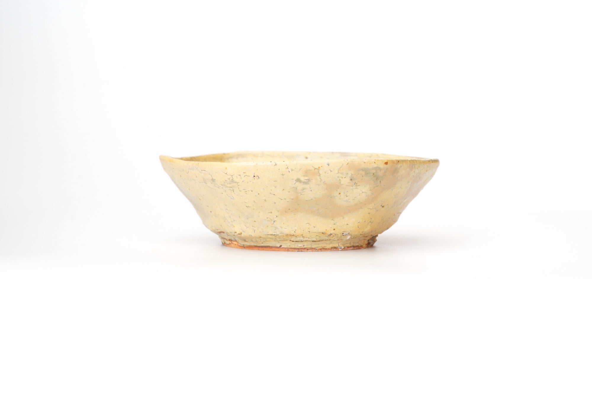 【Kazuhiko Kudo】Green Kohiki octagonal small bowl