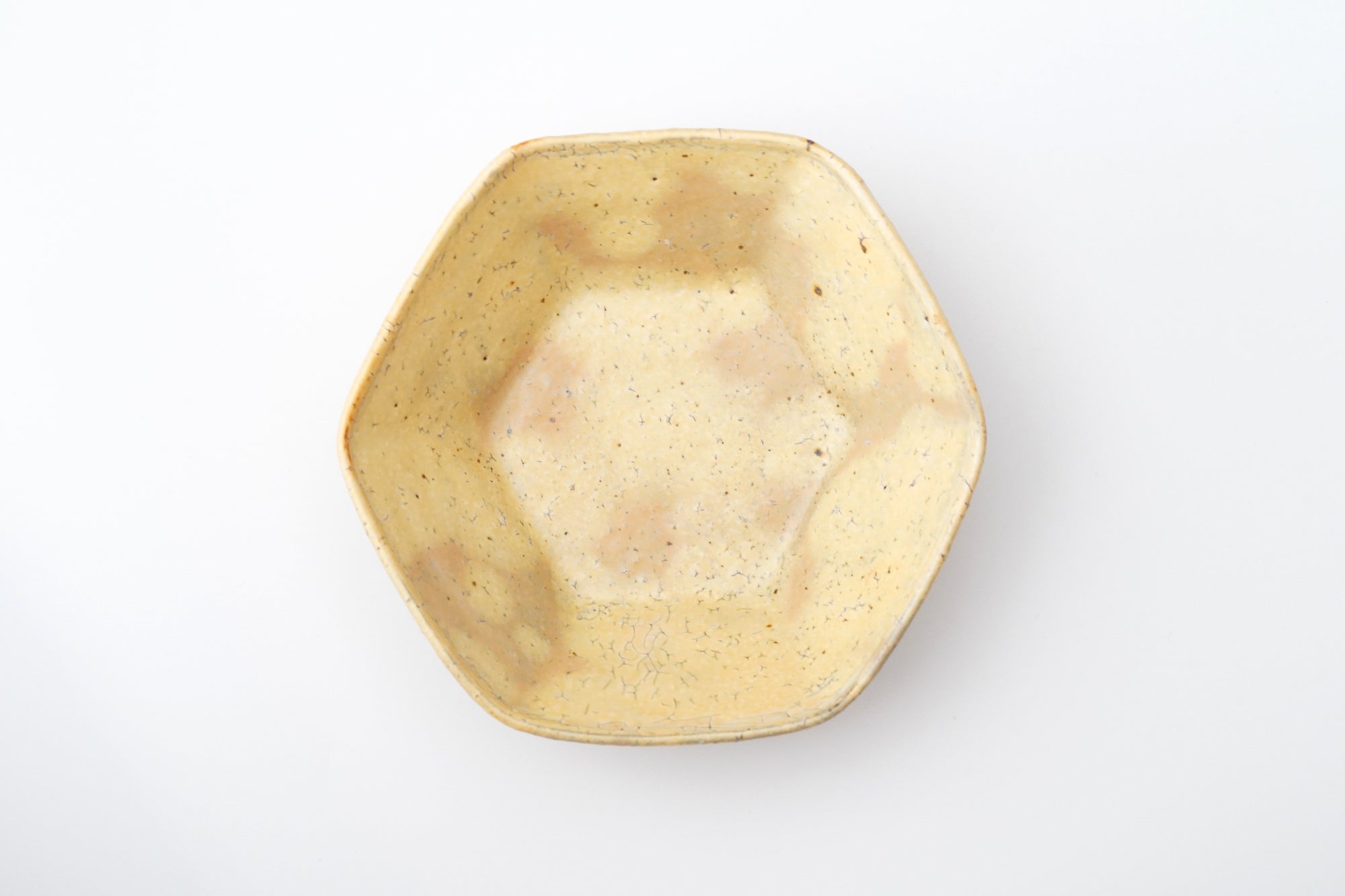 【Kazuhiko Kudo】Green Kohiki octagonal small bowl