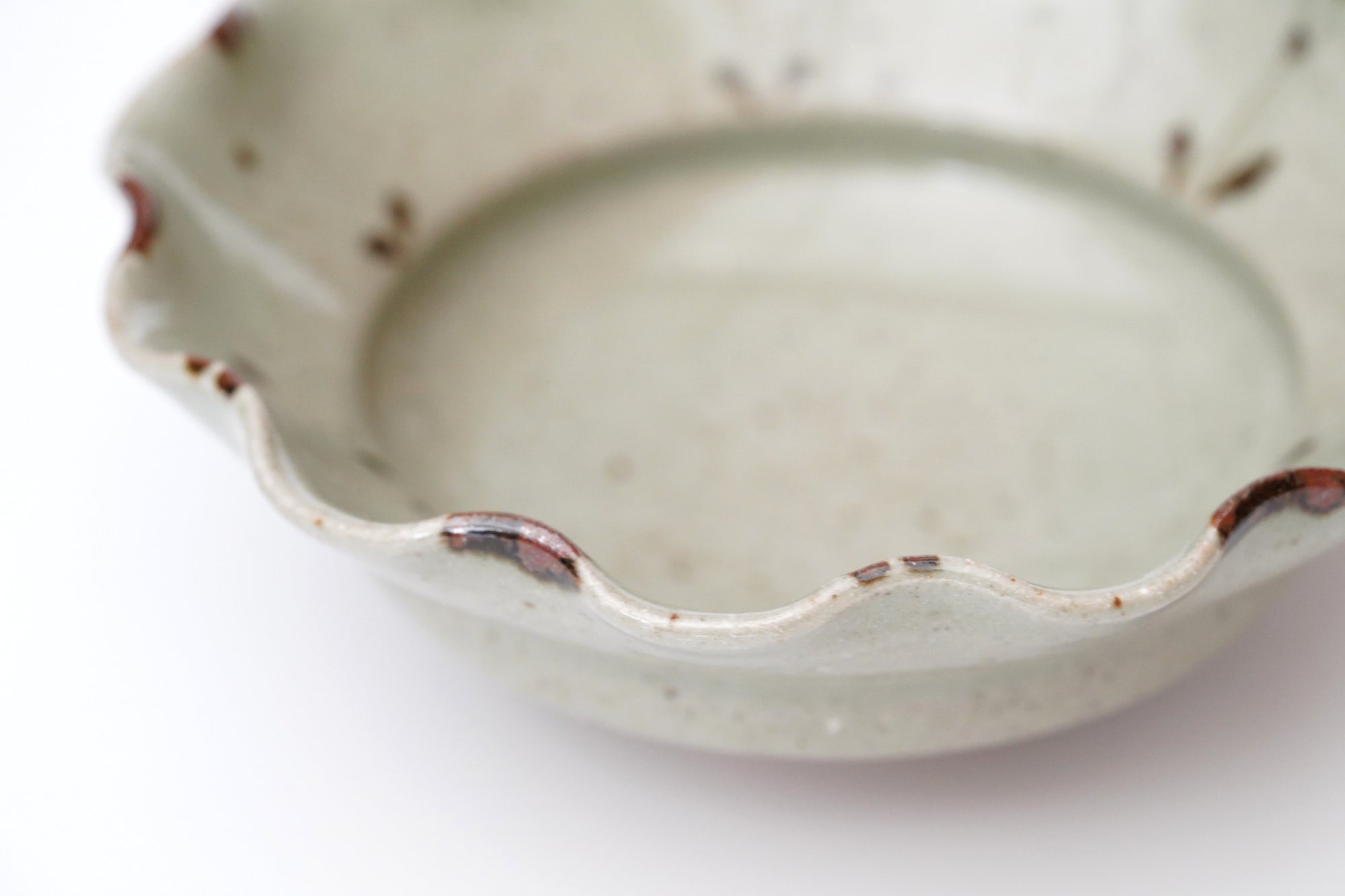 【岡本修一】絵唐津輪花小鉢